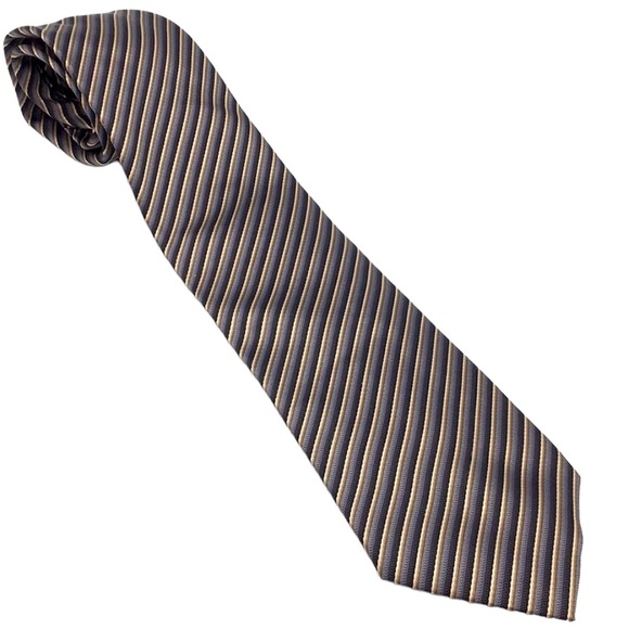 Ziggurat 💯% Silk Gold , Gray, Black, & Sil… - Picture 3 of 3